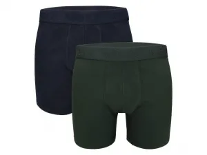 Mexx Pánske boxerky, 2 kusy (navy modrá/zelená, 6/L)