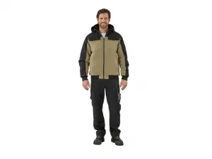 Parkside® Pánska pracovná bunda s podšívkou (čierna/hnedá, XXL (60/62))