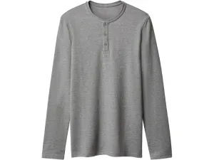 esmara Men Pánske tričko s dlhým rukávom (sivá, XL (56/58))
