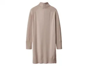 esmara® Dámske pletené šaty (béžová, L (44/46))
