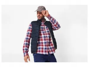 esmara Men Pánska obojstranná vesta (navy modrá/béžová, XL (56/58))