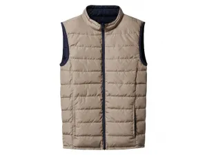 esmara Men Pánska obojstranná vesta (navy modrá/béžová, XL (56/58))