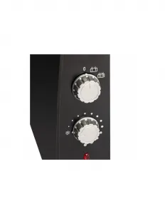 Sklenený konvektorový ohrievač GH-1601M čierny