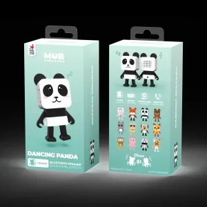 Tancujúci bluetooth reproduktor – MOB Dancing Animal speaker – panda