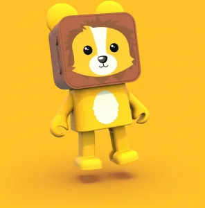 Tancujúci bluetooth reproduktor – MOB Dancing Animal speaker – lev