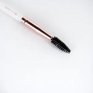 Brushworks Double Ended Brow Brush štetec na úpravu obočia s kefkou 1 ks