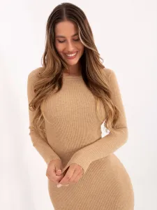 Dress-DHJ-SK-F3622.23X-camel