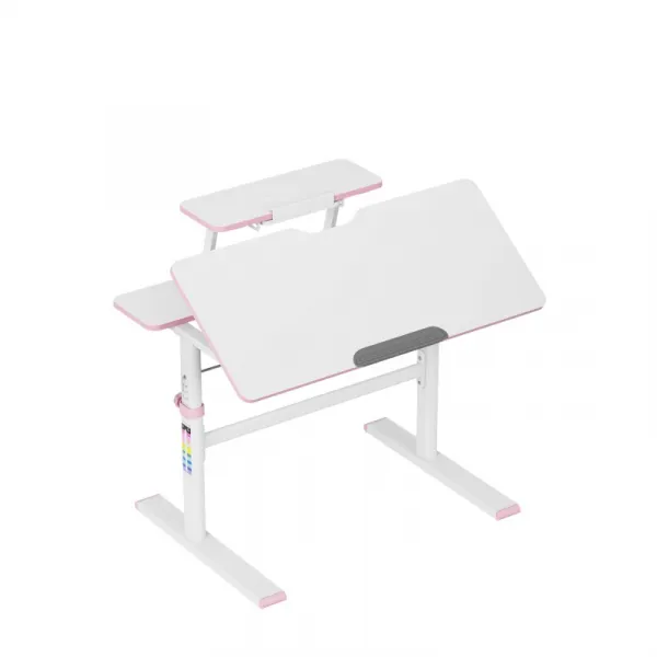 HUZARO Detský nastaviteľný písací stôl Mark Adler Study 3.7 Ružový/Pink
