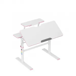 HUZARO Detský nastaviteľný písací stôl Mark Adler Study 3.7 Ružový/Pink