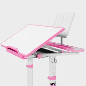 HUZARO Detský nastaviteľný písací stôl Mark Adler Study 3.0 Ružová/Pink