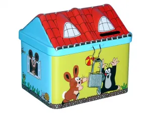 Wiky Plechová pokladnička Krtko so zámkom