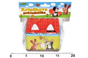Wiky Plechová pokladnička Krtko so zámkom