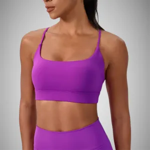 Fitness top fialový Lovi Veľkosť: M