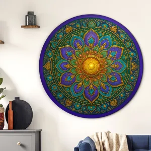 Liečivá mandala na stenu - Srdce Orientu