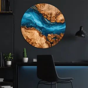 Farebný obraz na dreve - Azure
