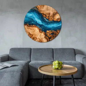 Farebný obraz na dreve - Azure
