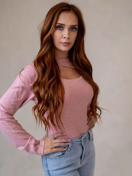 ASPERISSIA Dámsky top CLARISSE Farba: Ružová, Konfekčná veľkosť: S/M