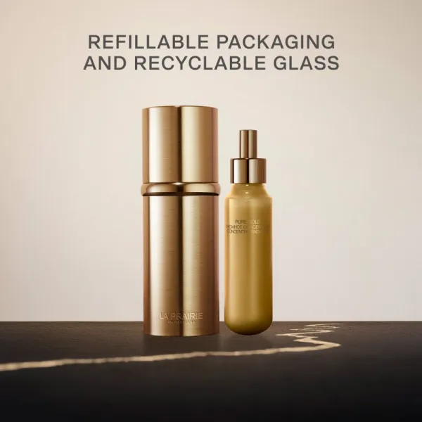 La Prairie Pure Gold Radiance Concentrate revitalizačné pleťové sérum s vyhladzujúcim efektom refill 30 ml