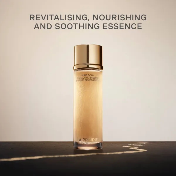 La Prairie Pure Gold Revitalising Essence obnovujúca pleťová esencia s upokojujúcim účinkom 130 ml