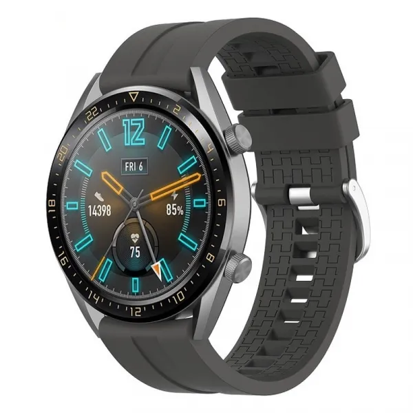 BStrap Silicone Cube remienok na Garmin Venu 2, dark gray (SHU004C0208)