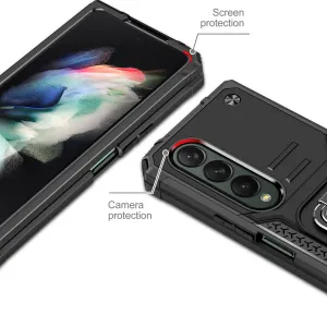 Puzdro Ring Armor pre Samsung Galaxy Z Fold 4 - Ružová H24371