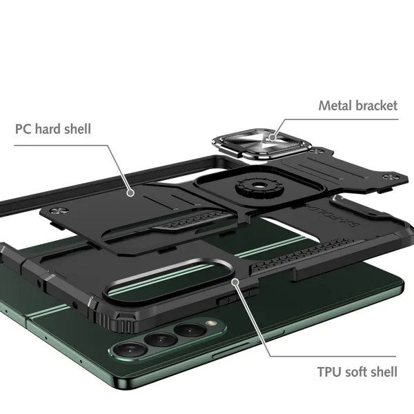 Puzdro Ring Armor pre Samsung Galaxy Z Fold 4 - Ružová H24371