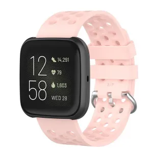 BStrap Silicone (Large) remienok na Fitbit Versa / Versa 2 Pole, sand pink (SFI011C03)