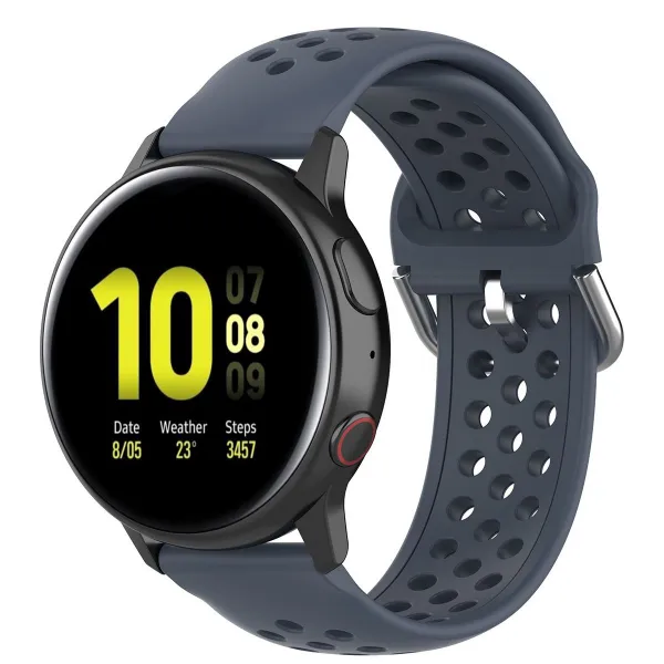 BStrap Silicone Dots remienok na Garmin Venu 2, dark gray (SSG013C1310)