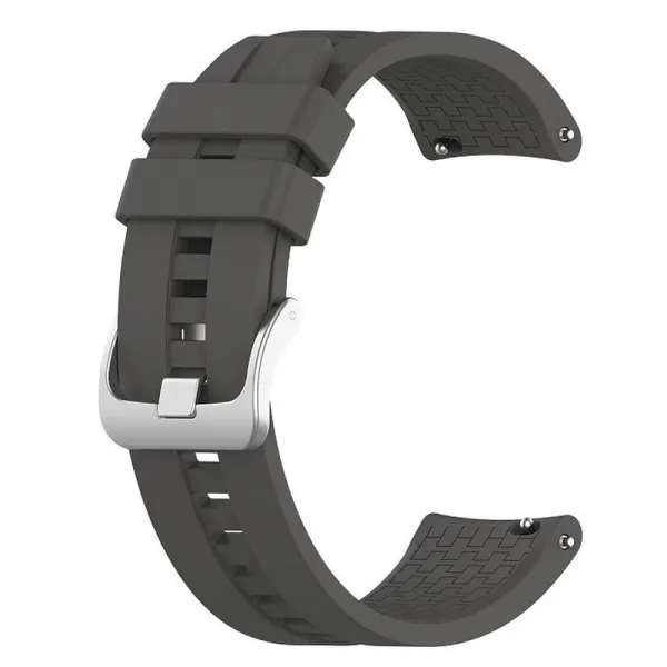 BStrap Silicone Cube remienok na Huawei Watch GT 42mm, dark gray (SHU004C02)