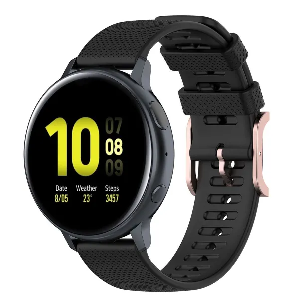 BStrap Silicone Rain remienok na Xiaomi Amazfit GTR Mini, black