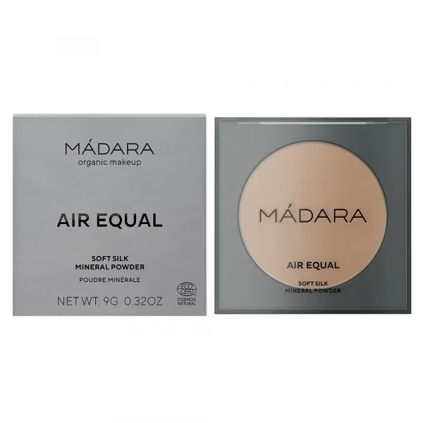 MÁDARA Air Equal minerálny púder odtieň #2 Beige 9 g