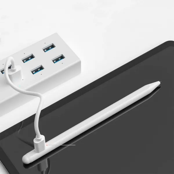 Tech-Protect Digital Stylus pero na iPad, biely