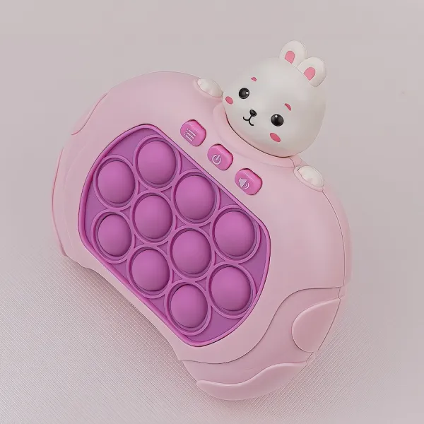 MG Pop It Rabbit interaktívna hračka pre deti, ružová