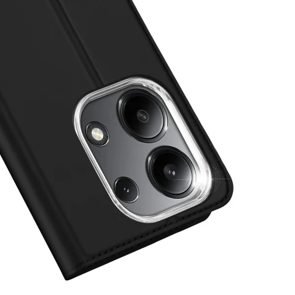 Dux Ducis Skin Pro knižkové puzdro na Xiaomi Redmi Note 13 4G, čierne