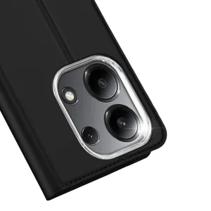 Dux Ducis Skin Pro knižkové puzdro na Xiaomi Redmi Note 13 4G, čierne