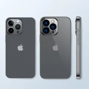 Joyroom Metalic Frame silikónový kryt na iPhone 14 Pro Max, čierny (JR-14Q4-black)