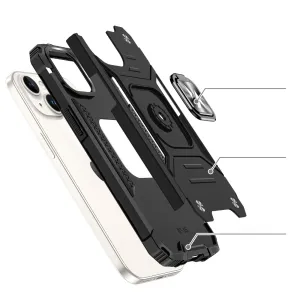 MG Ring Armor kryt na iPhone 15 Plus, červený