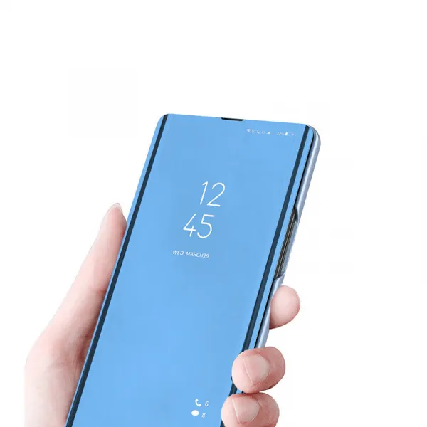 MG Clear View knižkové puzdro na Samsung Galaxy S22 Plus, čierne