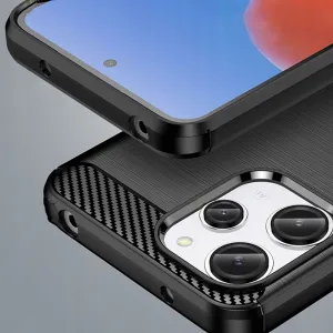 Tech-Protect Carbon kryt na Xiaomi Redmi 12, čierny