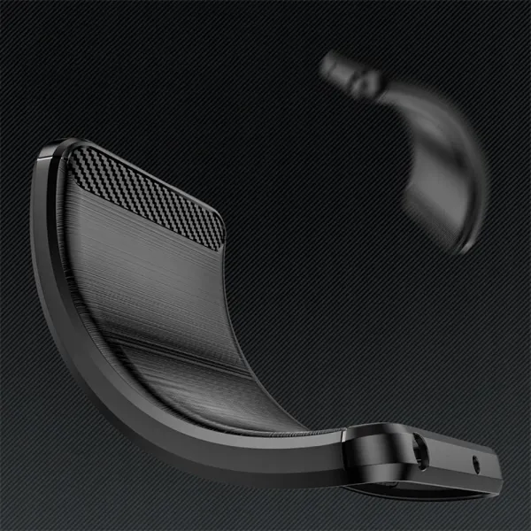 Tech-Protect Carbon kryt na Xiaomi Redmi 12, čierny