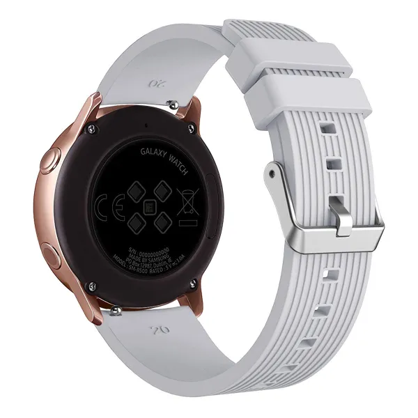 BStrap Silicone Line (Small) remienok na Garmin Vivoactive 5, gray