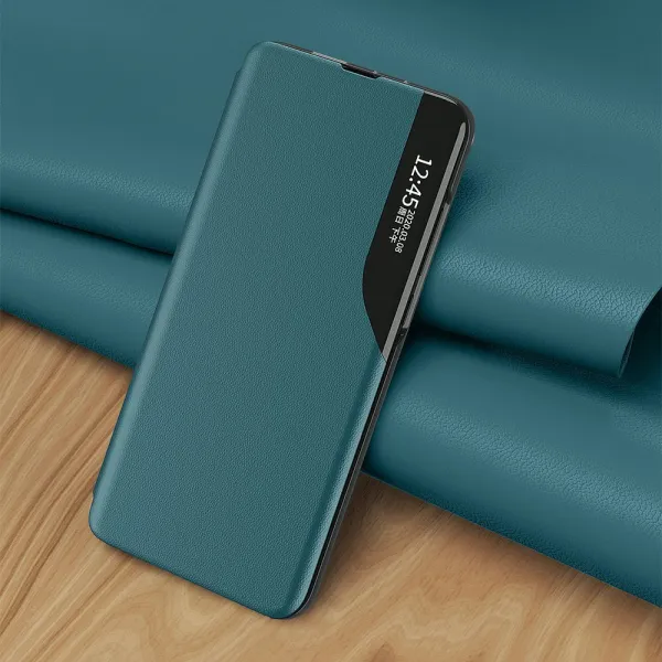 MG Eco Leather View knižkové puzdro na Xiaomi Mi 11, červené