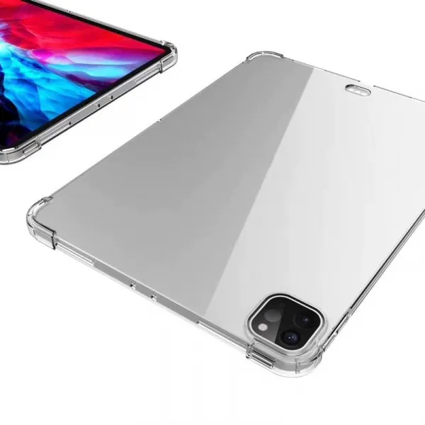 MG Ultra Clear Antishock silikónový kryt na iPad Pro 12.9'' 2018 / 2019 / 2020, priesvitný (HUR99506)