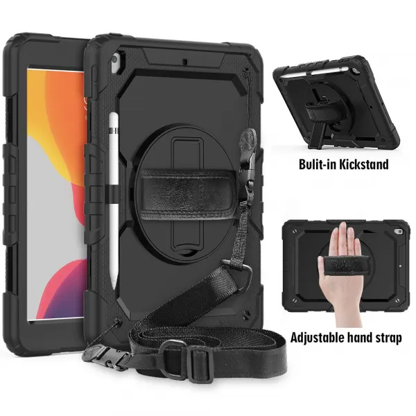 Tech-Protect Solid 360 kryt na iPad 10.2'' 2019 / 2020 / 2021, čierny