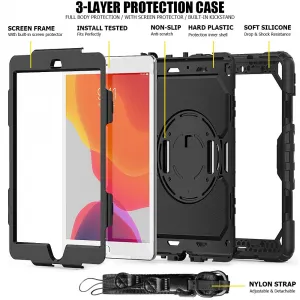 Tech-Protect Solid 360 kryt na iPad 10.2'' 2019 / 2020 / 2021, čierny
