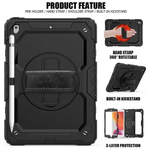Tech-Protect Solid 360 kryt na iPad 10.2'' 2019 / 2020 / 2021, čierny