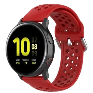 BStrap Silicone Dots remienok na Garmin Vivoactive 5, red