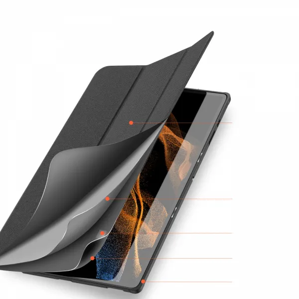 Dux Ducis Domo puzdro na tablet Samsung Galaxy Tab S8 Ultra, čierne (DUX042588)