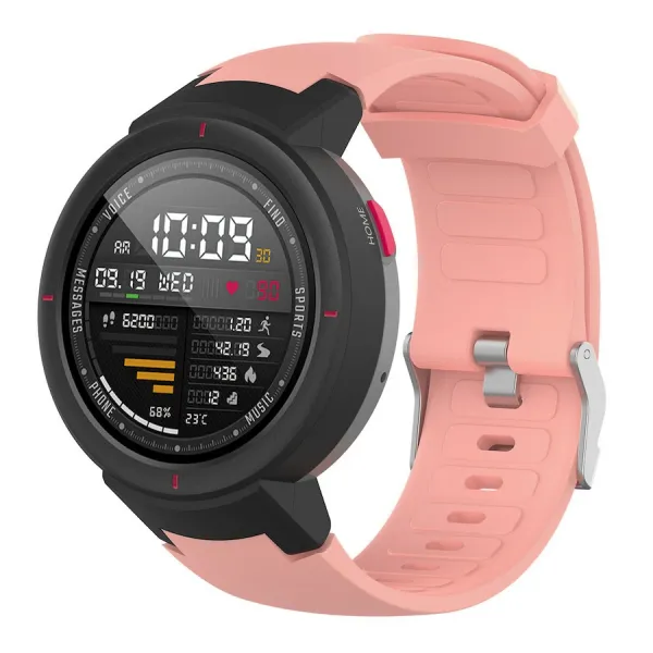 BStrap Silicone remienok na Xiaomi Amazfit Verge, pink (SXI002C04)