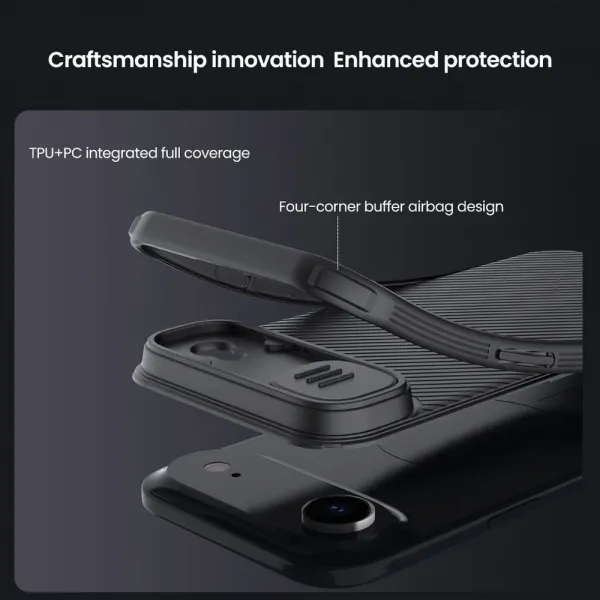 Nillkin Camshield Pro Magnetic, iPhone Air, čierny